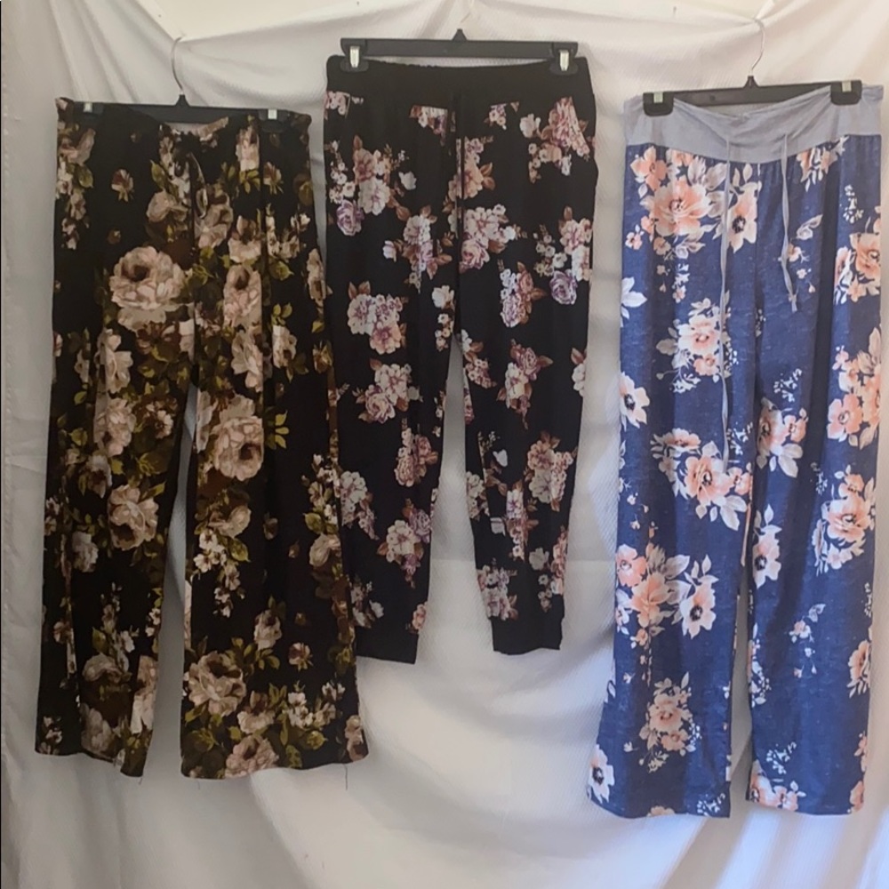 Women’s floral set of 3 pants